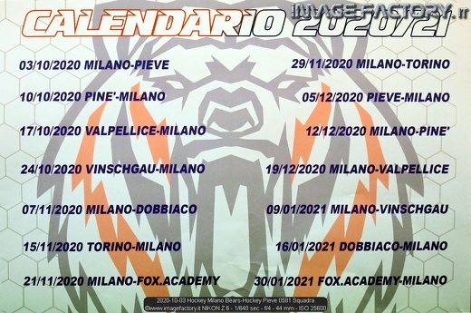 2020-10-03 Hockey Milano Bears-Hockey Pieve 0581 Squadra